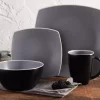 Gray SoHo 16-Piece Dinnerware Set