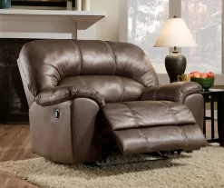 Stallion Brown Snuggle Up Recliner -Deco Haven Shop 810168898 3