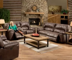 Stallion Brown Snuggle Up Recliner -Deco Haven Shop 810182518 810182519 810168898