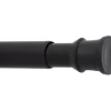 Black Fashion Shower Rod, (42" - 72")