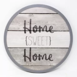 "Home Sweet Home" Farmhouse Lazy Susan, (12")