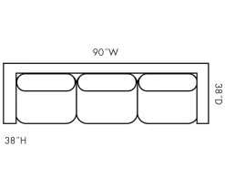 Pindall Brown Sofa -Deco Haven Shop 810324008 5