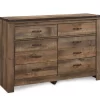 Trinell 6-Drawer Dresser