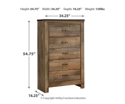 Trinell 5-Drawer Chest -Deco Haven Shop 810337768 8