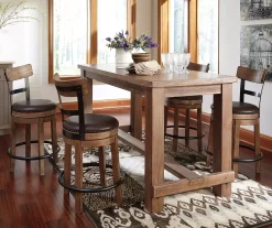 Signature Design By Ashley Pinnadel Bar/ Counter Stool -Deco Haven Shop 810363168 2