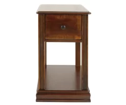 Breegin Brown End Table With Removable Tray -Deco Haven Shop 810363185 8