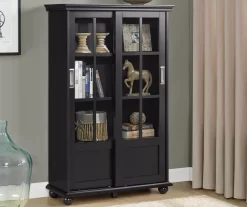 Ameriwood Glass Door 4-Shelf Bookcases 19 Ameriwood Glass Door 4-Shelf Bookcases -Deco Haven Shop 810369311