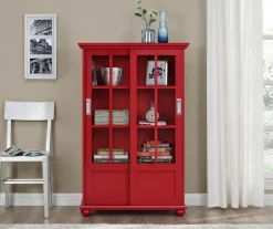 Ameriwood Glass Door 4-Shelf Bookcases 16 Ameriwood Glass Door 4-Shelf Bookcases -Deco Haven Shop 810369312