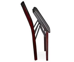 Brown Classic Open Back Folding Chairs, 2-Pack 25 Brown Classic Open Back Folding Chairs, 2-Pack -Deco Haven Shop 810389460 3