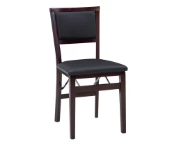 Brown Classic Open Back Folding Chairs, 2-Pack 22 Brown Classic Open Back Folding Chairs, 2-Pack -Deco Haven Shop 810389460 A0 2
