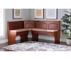 Beige Microfiber Cushion Set For Breakfast Nook -Deco Haven Shop 810389546 A8 11