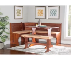 Beige Microfiber Cushion Set For Breakfast Nook -Deco Haven Shop 810389546 A8 9