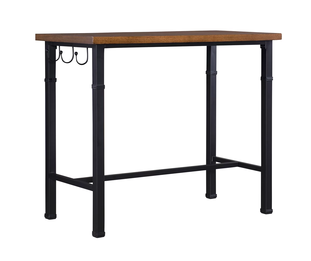 Luke Industrial 3-Piece Pub Table Set With Hooks 7 Luke Industrial 3-Piece Pub Table Set With Hooks - Image 7