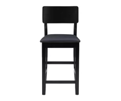 24" Black Contemporary Counter Stool -Deco Haven Shop 810389596 A0 2