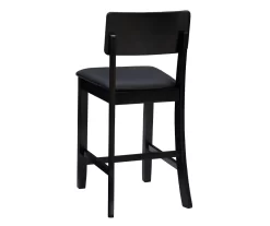 24" Black Contemporary Counter Stool -Deco Haven Shop 810389596 A0 4