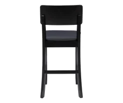24" Black Contemporary Counter Stool -Deco Haven Shop 810389596 A0 5