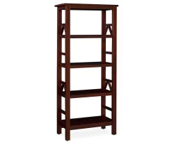 Rockford Antique Tobacco 4-Shelf Bookcase