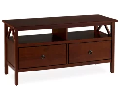Rockford Antique Tobacco 2-Drawer TV Stand -Deco Haven Shop 810389680 1