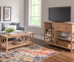 Rockford Rustic Gray 5-Shelf TV & Media Center -Deco Haven Shop 810389684 A0 10