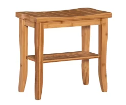 18" Pierce Bamboo Bathroom Stool -Deco Haven Shop 810389685 A0 1