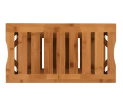 18" Pierce Bamboo Bathroom Stool -Deco Haven Shop 810389685 A4