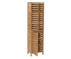 Pierce Bamboo 3-Shelf Tall Cabinet -Deco Haven Shop 810389688 A0 3