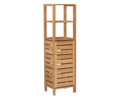 Pierce Bamboo 5-Shelf Mid Cabinet -Deco Haven Shop 810389690 A2 1