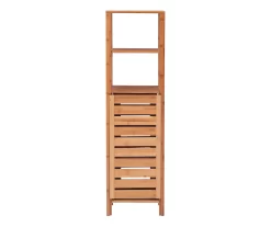 Pierce Bamboo 5-Shelf Mid Cabinet -Deco Haven Shop 810389690 A2 2
