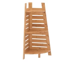 Pierce Bamboo 3-Tier Corner Shelf -Deco Haven Shop 810389691 A0 1