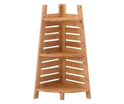 Pierce Bamboo 3-Tier Corner Shelf -Deco Haven Shop 810389691 A0 2