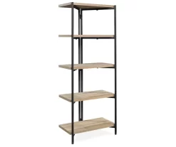 Charter Oak 5-Shelf Bookcase