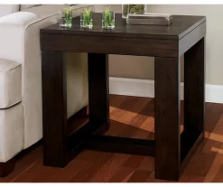 Watson Dark Brown End Table -Deco Haven Shop 810408942 1