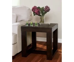 Watson Dark Brown End Table -Deco Haven Shop 810408942 2