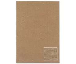 Tan Aiken Indoor/Outdoor Area Rugs -Deco Haven Shop 810413003 3