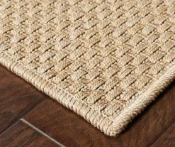 Tan Aiken Indoor/Outdoor Area Rugs -Deco Haven Shop 810413004 1