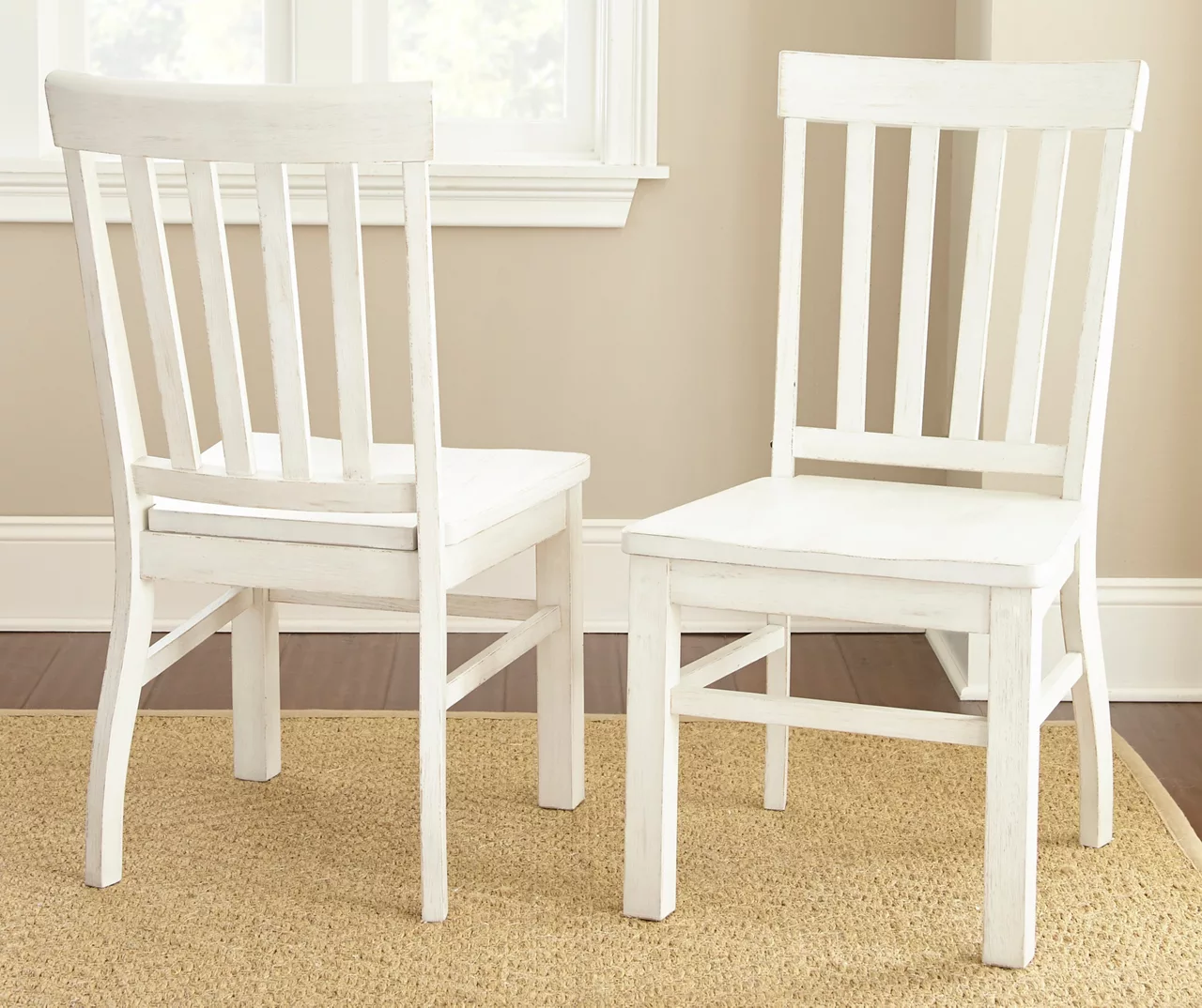 Cayla White Dining Chairs, 2-Pack 1 Cayla White Dining Chairs, 2-Pack