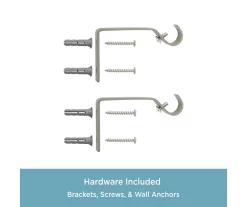 Italian Black Petite Cafe Decorative Window Curtain Rod, (28" - 48") -Deco Haven Shop 810430285 5