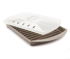 Microwave Small Bacon Grill With Cover