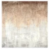 Silver & Copper Embellished Glitter Wall Canvas
