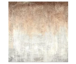 Silver & Copper Embellished Glitter Wall Canvas