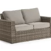 Broyhill Eagle Brooke All-Weather Wicker Cushioned Patio Loveseat