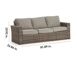 Broyhill Eagle Brooke All-Weather Wicker Cushioned Patio Sofa 28 Broyhill Eagle Brooke All-Weather Wicker Cushioned Patio Sofa -Deco Haven Shop 810452033 99 2