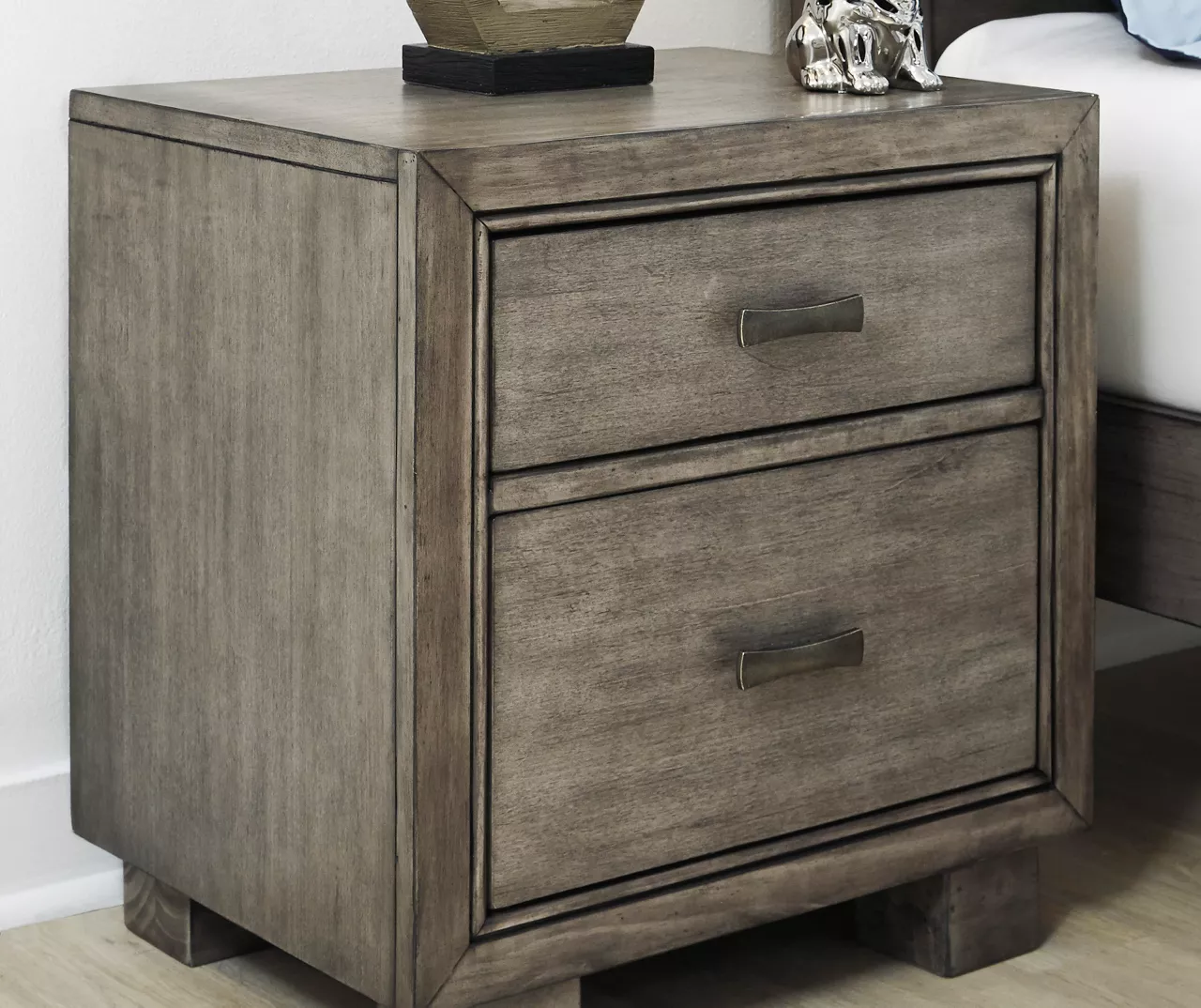 Arnett Smoky Gray Nightstand 2 Arnett Smoky Gray Nightstand - Image 2