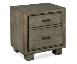 Arnett Smoky Gray Nightstand 6 Arnett Smoky Gray Nightstand -Deco Haven Shop 810458207 3