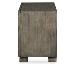 Arnett Smoky Gray Nightstand 7 Arnett Smoky Gray Nightstand -Deco Haven Shop 810458207 4