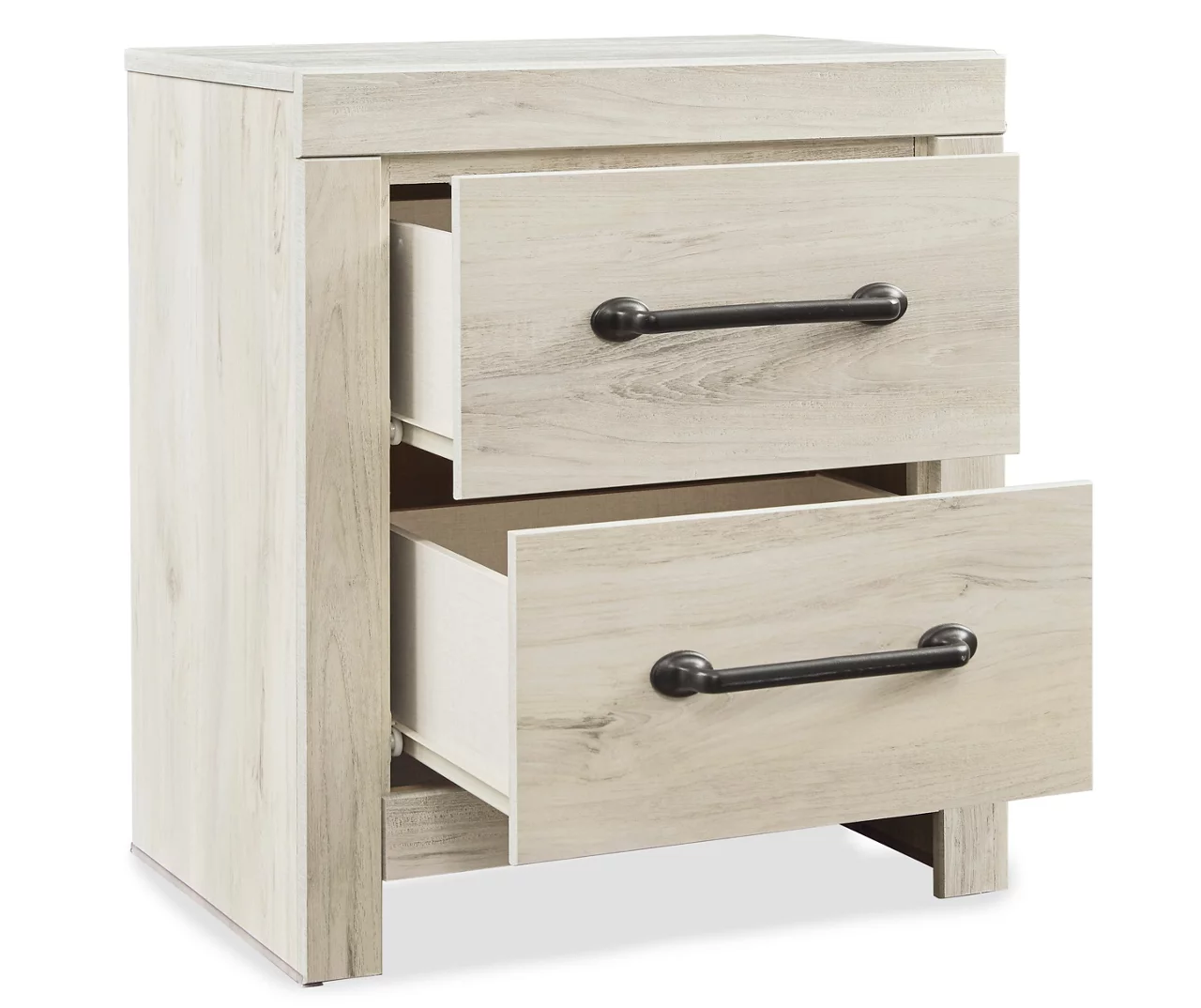 Cambeck Whitewash 2-Drawer Nightstand 3 Cambeck Whitewash 2-Drawer Nightstand - Image 3