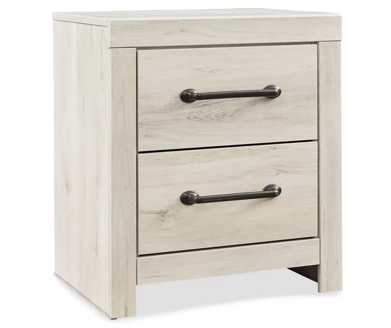 Cambeck Whitewash 2-Drawer Nightstand 1 Cambeck Whitewash 2-Drawer Nightstand