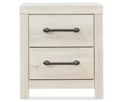 Cambeck Whitewash 2-Drawer Nightstand 10 Cambeck Whitewash 2-Drawer Nightstand -Deco Haven Shop 810458216 3