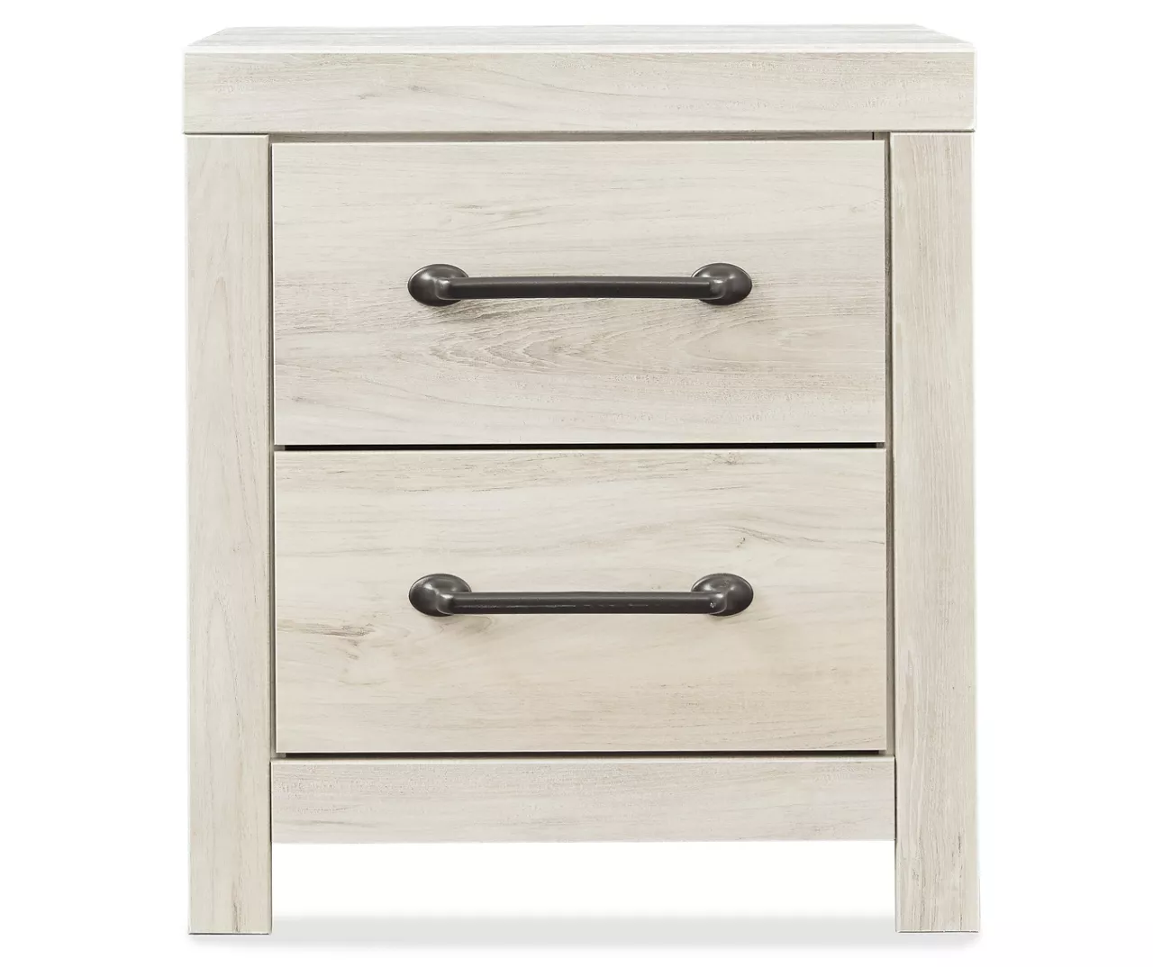Cambeck Whitewash 2-Drawer Nightstand 4 Cambeck Whitewash 2-Drawer Nightstand - Image 4