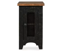 Valebeck Black & Brown Two-Tone Chairside End Table -Deco Haven Shop 810458251 3